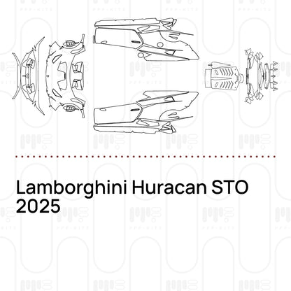 PPF prédécoupé Lamborghini Huracan STO 2025
