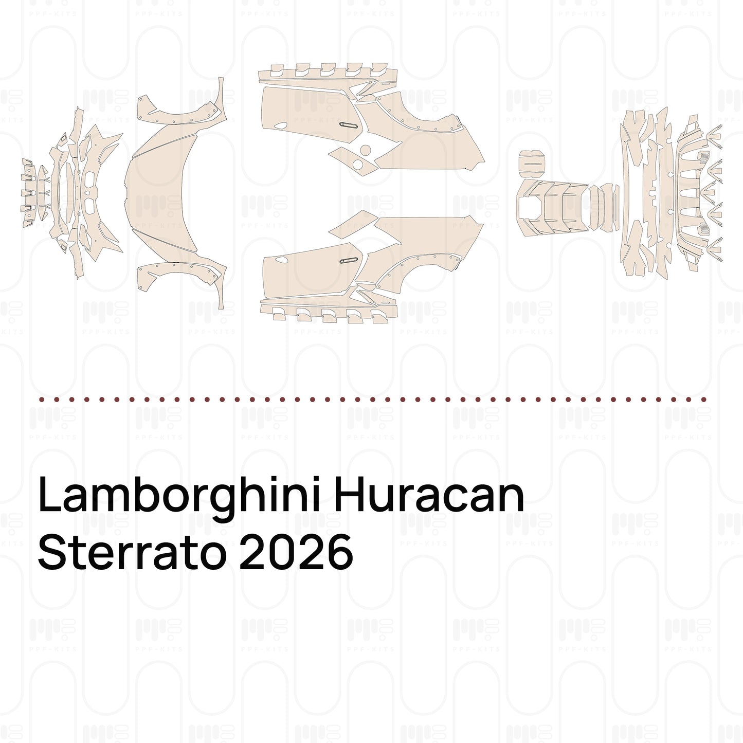 PPF prédécoupé Lamborghini Huracan Sterrato 2026