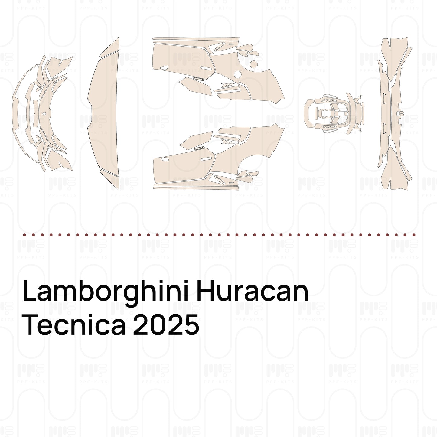 PPF prédécoupé Lamborghini Huracan Tecnica 2025