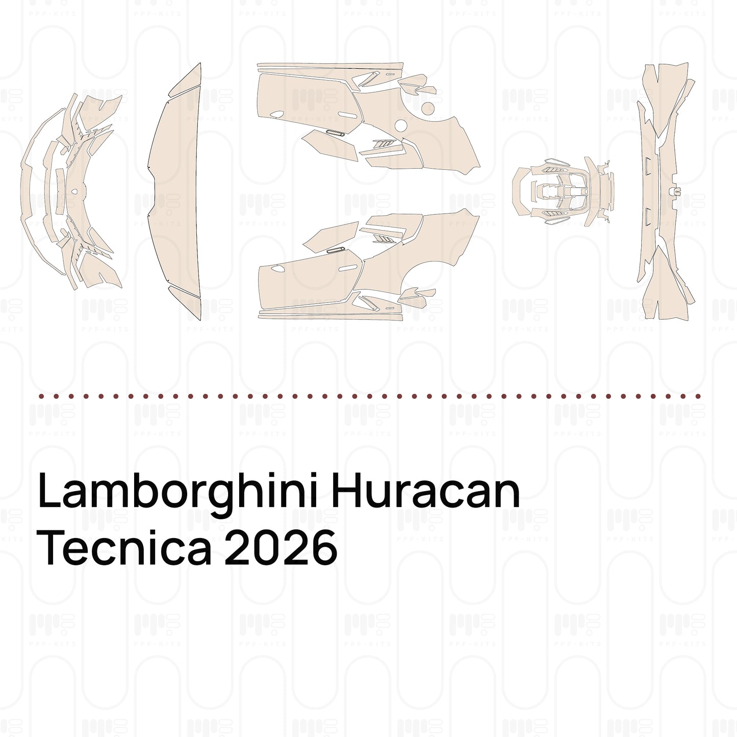 PPF prédécoupé Lamborghini Huracan Tecnica 2026