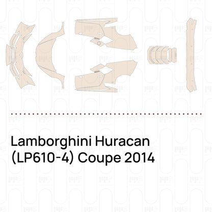 PPF prédécoupé Lamborghini Huracan (LP610-4) Coupe 2014