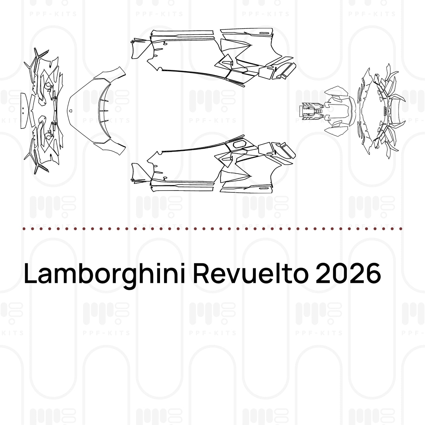 PPF prédécoupé Lamborghini Revuelto 2026