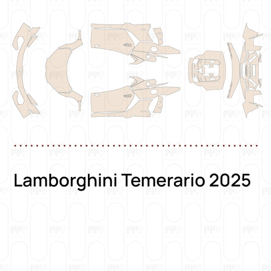 PPF prédécoupé Lamborghini Temerario 2025