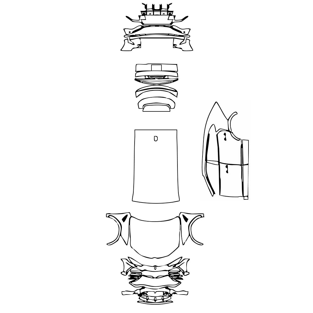Pre-Cut PPF Lamborghini Urus Base 2023 - PPF-Kits