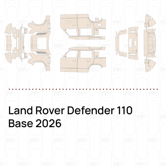 PPF prédécoupé Land Rover Defender 110 Base 2026
