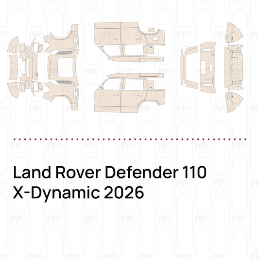PPF prédécoupé Land Rover Defender 110 X-Dynamic 2026