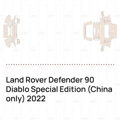PPF prédécoupé Land Rover Defender 90 Diablo Special Edition (China only) 2022