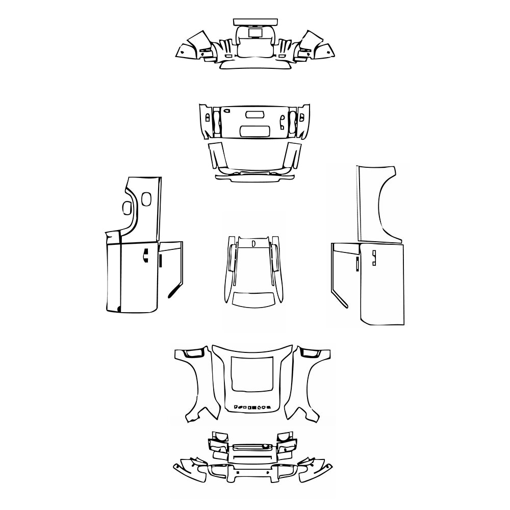 Pre-Cut PPF Land Rover Defender 90 V8 2025 - PPF-Kits