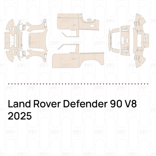 PPF prédécoupé Land Rover Defender 90 V8 2025