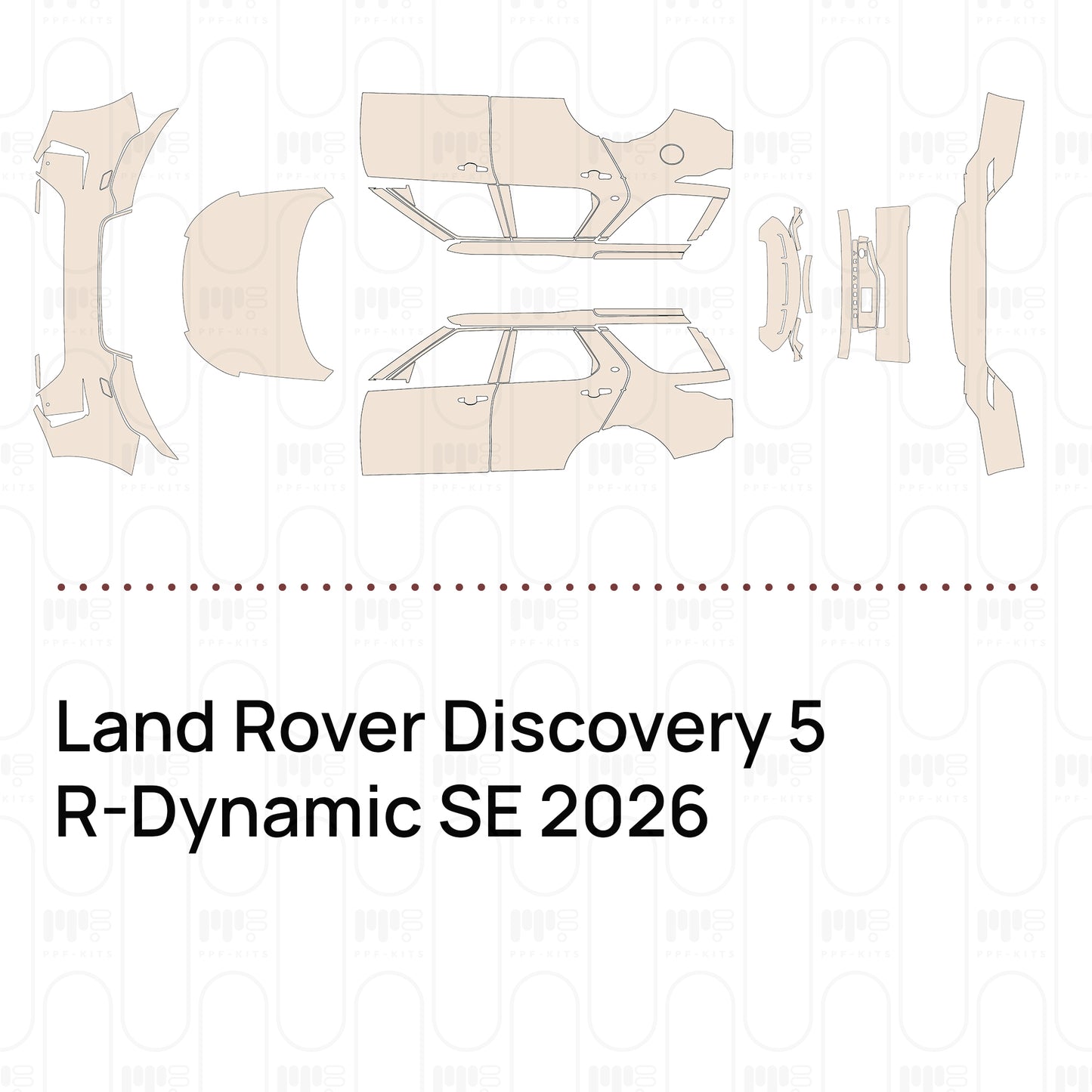 PPF prédécoupé Land Rover Discovery 5 R-Dynamic SE 2026