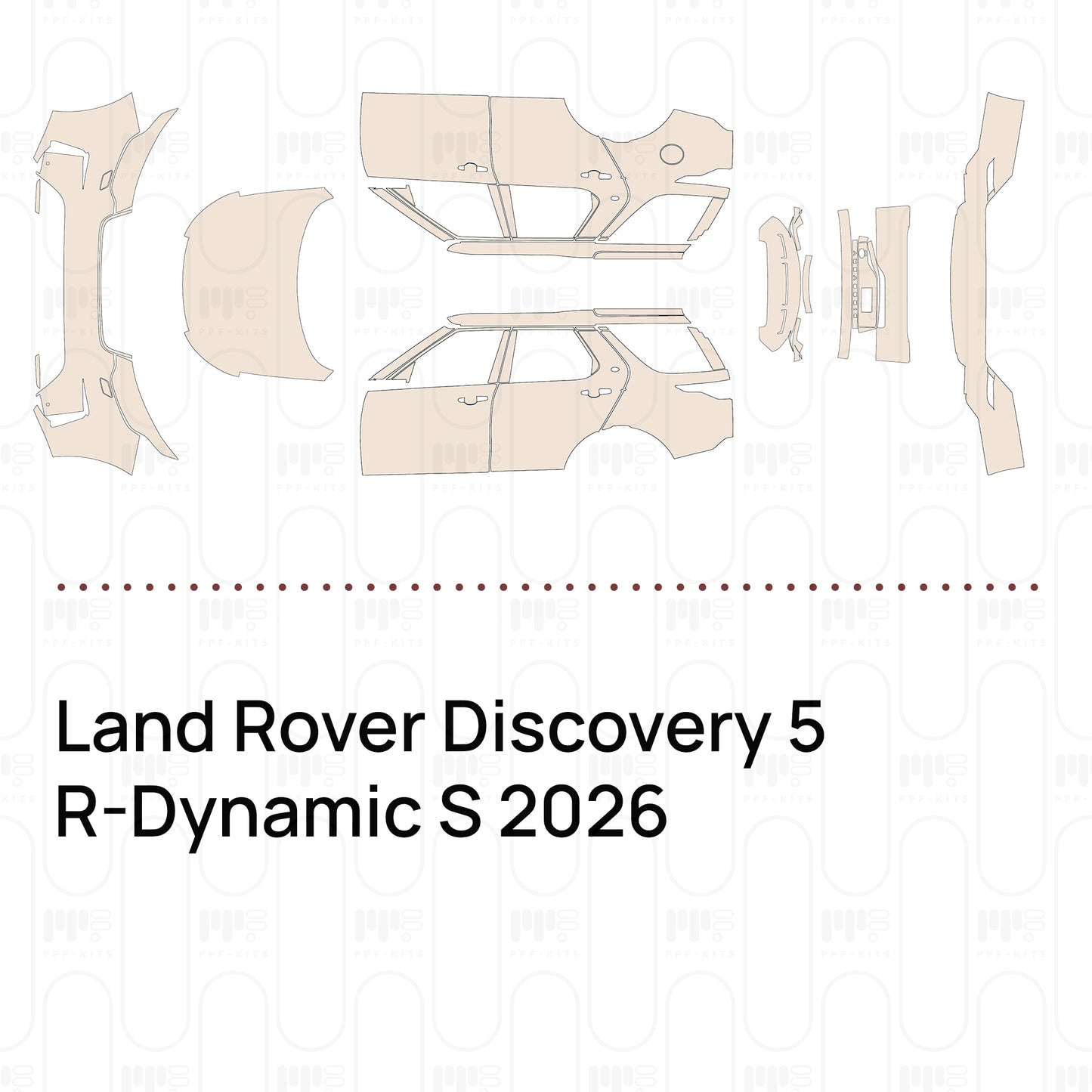 PPF prédécoupé Land Rover Discovery 5 R-Dynamic S 2026