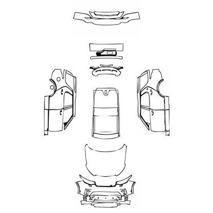 Pre-Cut PPF Land Rover Discovery Discovery 5 R-Dynamic S 2021 - PPF-Kits
