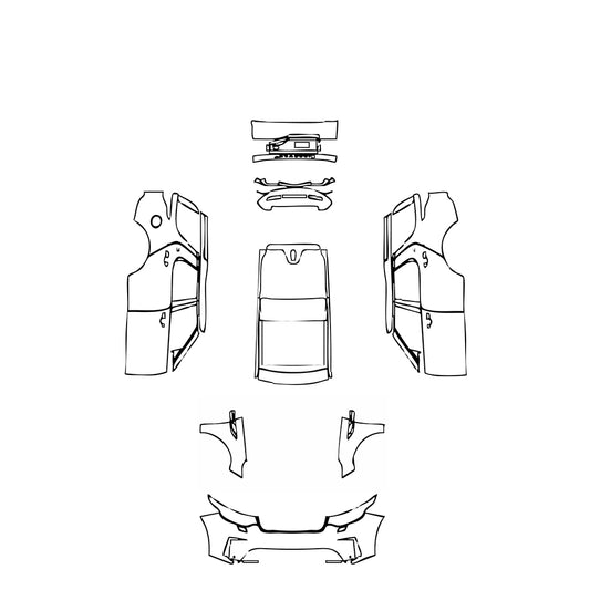 Pre-Cut PPF Land Rover Discovery Discovery 5 SE 2019 - PPF-Kits