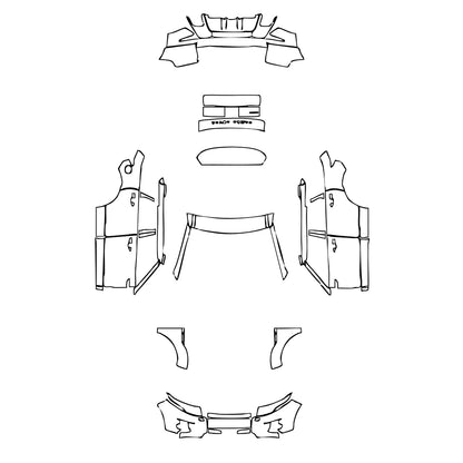Pre-Cut PPF Land Rover Range Rover Evoque 5 Doors Base 2014 - PPF-Kits