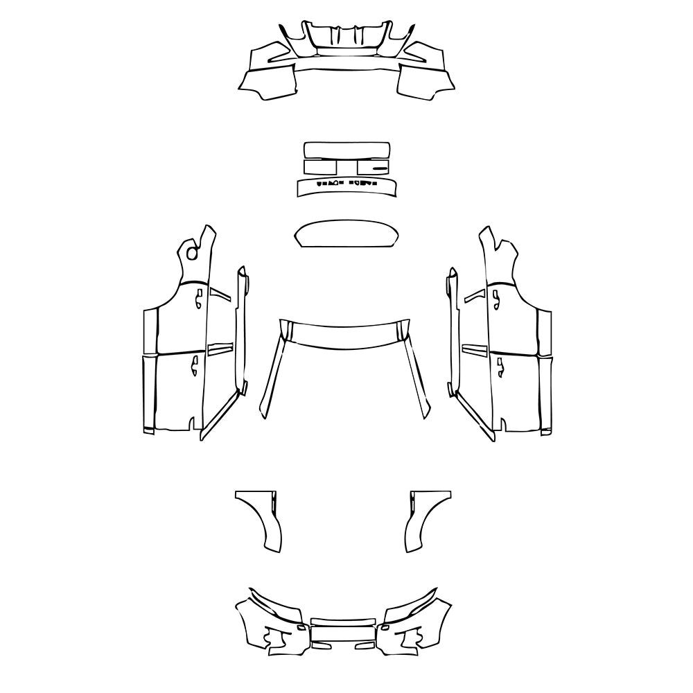 Pre-Cut PPF Land Rover Range Rover Evoque 5 Doors Base 2015 - PPF-Kits