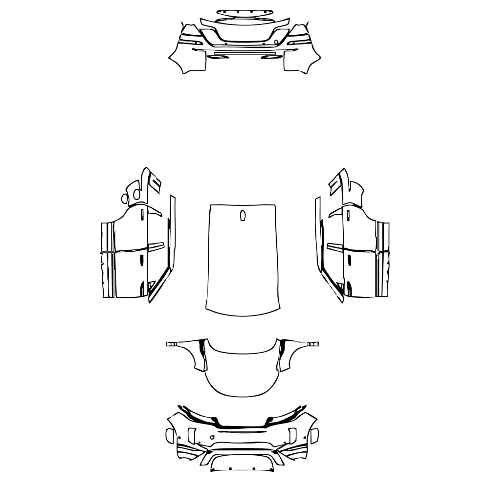 Pre-Cut PPF Land Rover Range Rover Evoque 5 Doors Base 2020 - PPF-Kits