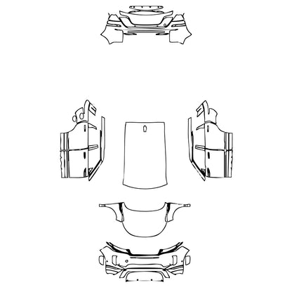 Pre-Cut PPF Land Rover Range Rover Evoque 5 Doors Base 2022 - PPF-Kits
