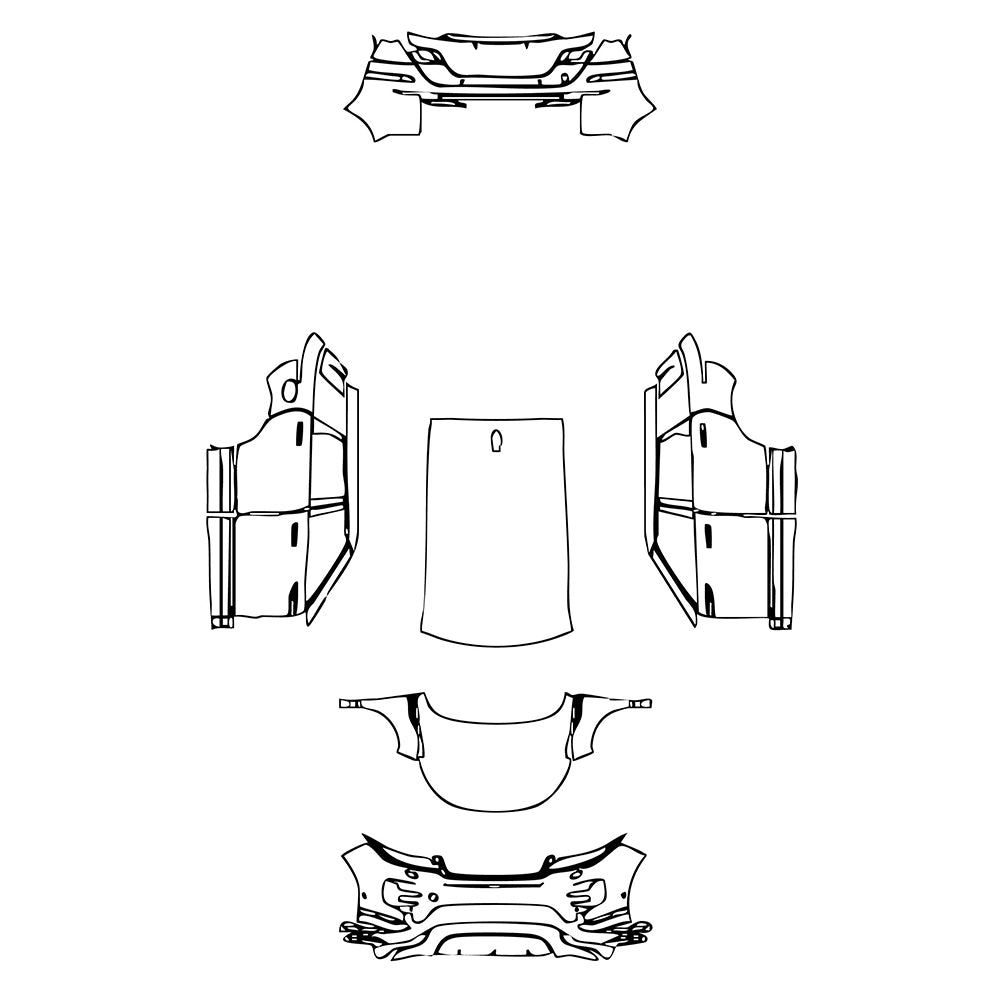 Pre-Cut PPF Land Rover Range Rover Evoque 5 Doors R-Dynamic 2024 - PPF-Kits