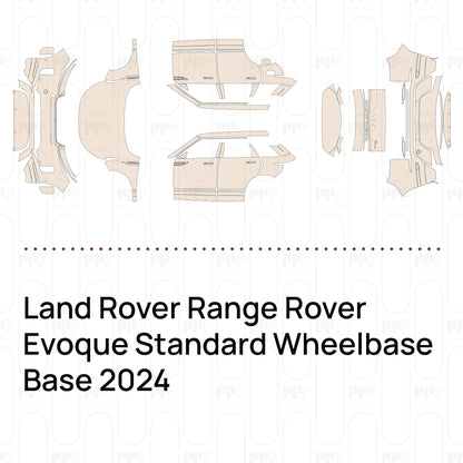 PPF prédécoupé Land Rover Range Rover Evoque Standard Wheelbase Base 2024