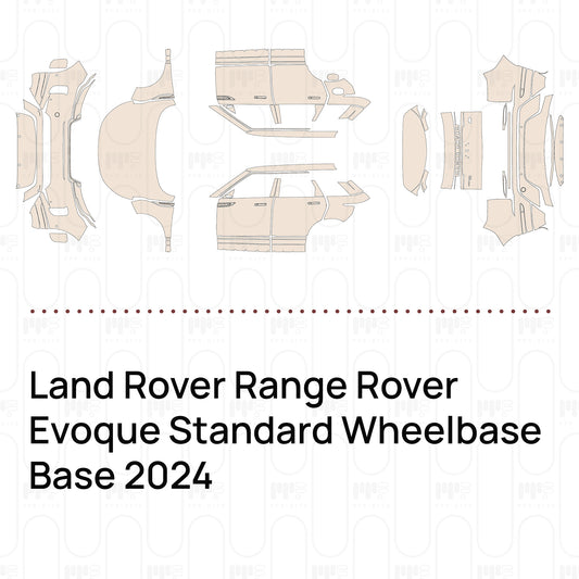 PPF prédécoupé Land Rover Range Rover Evoque Standard Wheelbase Base 2024
