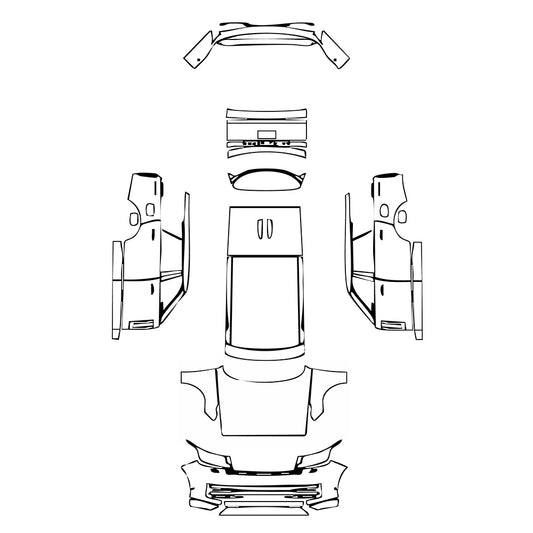 Pre-Cut PPF Land Rover Range Rover Extended Wheelbase Autobiography 2025 - PPF-Kits