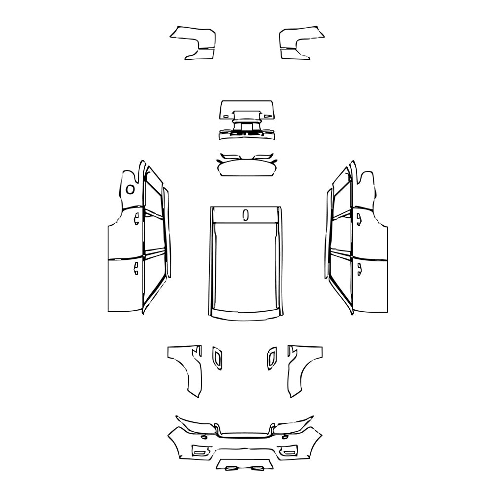 Pre-Cut PPF Land Rover Range Rover Sport HSE 2017 - PPF-Kits