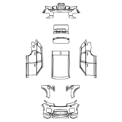 Pre-Cut PPF Land Rover Range Rover Sport SVR 2021 - PPF-Kits