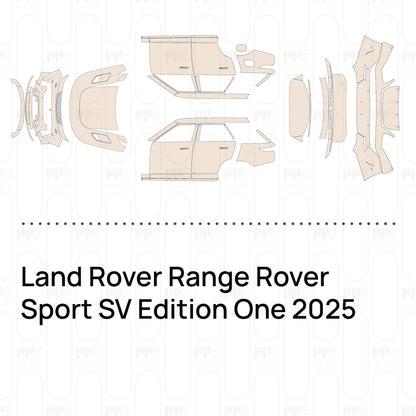 PPF prédécoupé Land Rover Range Rover Sport SV Edition One 2025