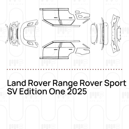 PPF prédécoupé Land Rover Range Rover Sport SV Edition One 2025