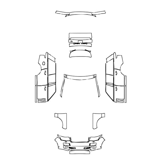 Pre-Cut PPF Land Rover Range Rover Standard Wheelbase Base 2015 - PPF-Kits
