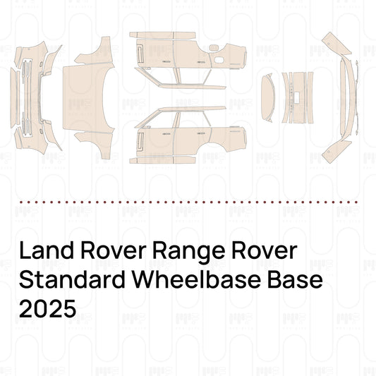 PPF prédécoupé Land Rover Range Rover Standard Wheelbase Base 2025