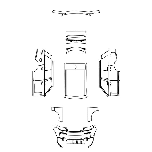 Pre-Cut PPF Land Rover Range Rover Standard Wheelbase SVAutobiography 2019 - PPF-Kits