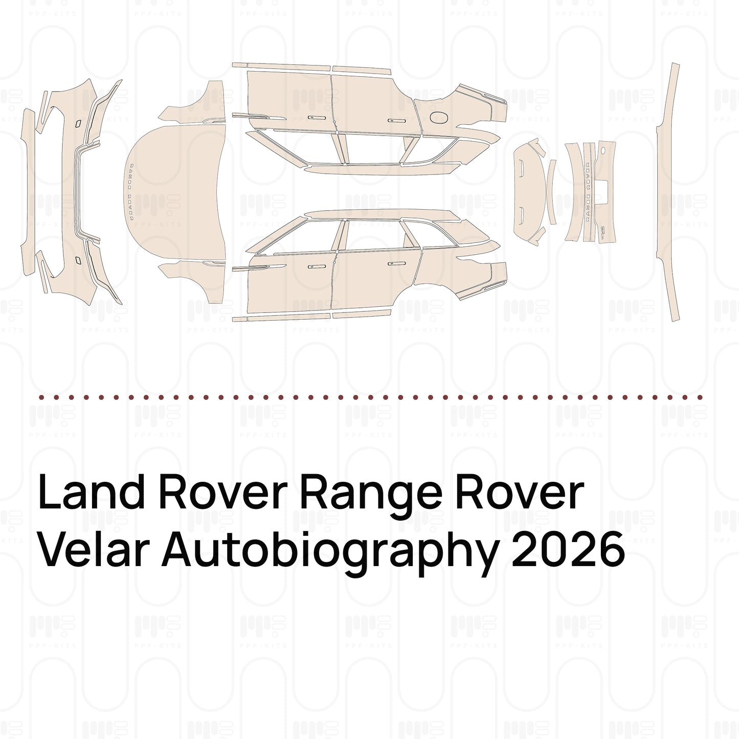 PPF prédécoupé Land Rover Range Rover Velar Autobiography 2026