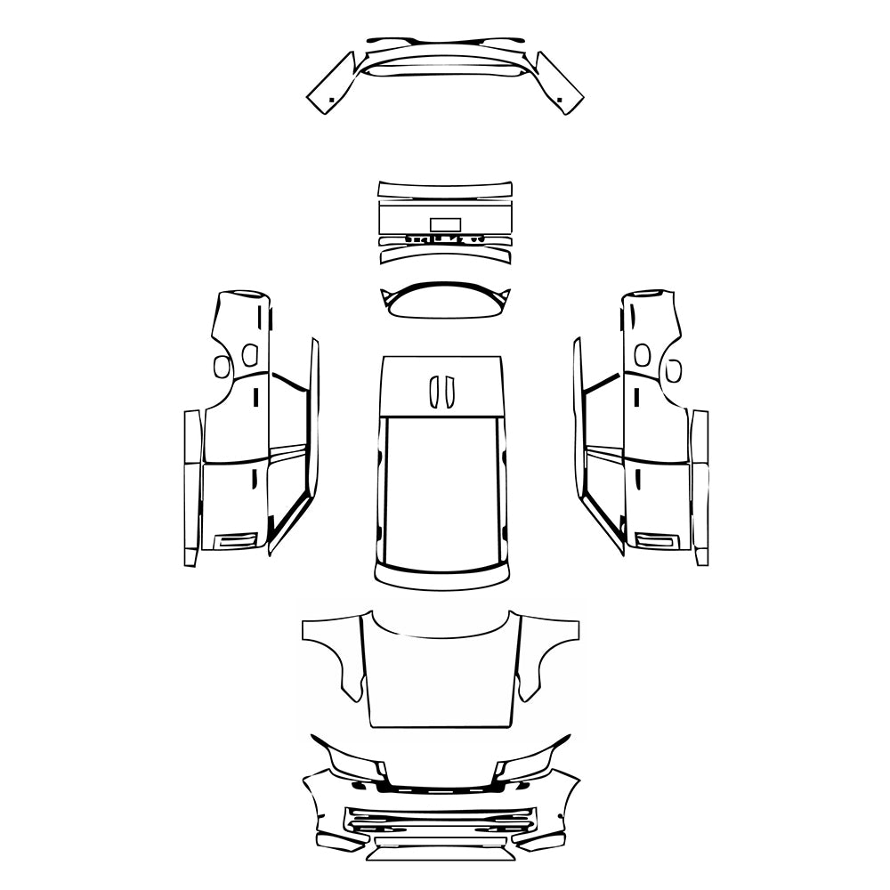 Pre-Cut PPF Land Rover Range Rover (23style) Standard Wheelbase Autobiography 2023 - PPF-Kits