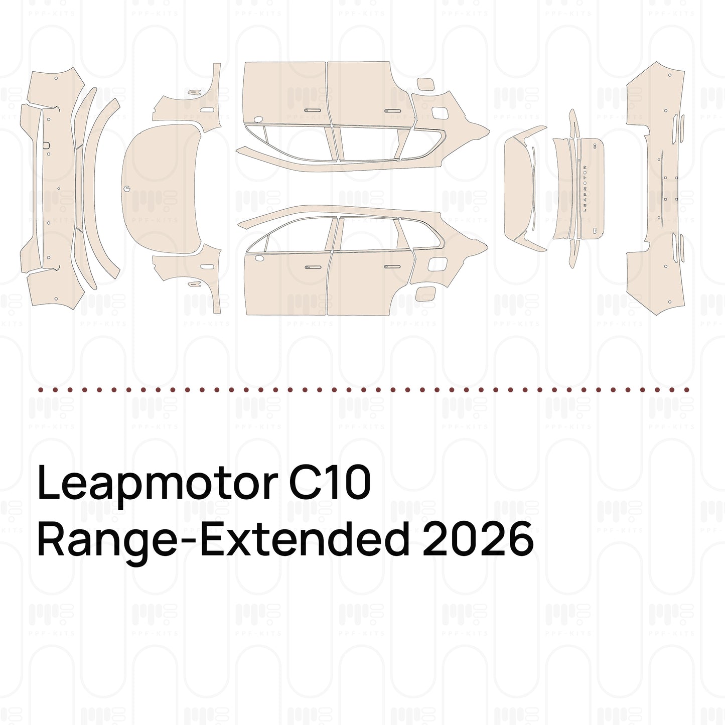 PPF prédécoupé Leapmotor C10 Range-Extended 2026