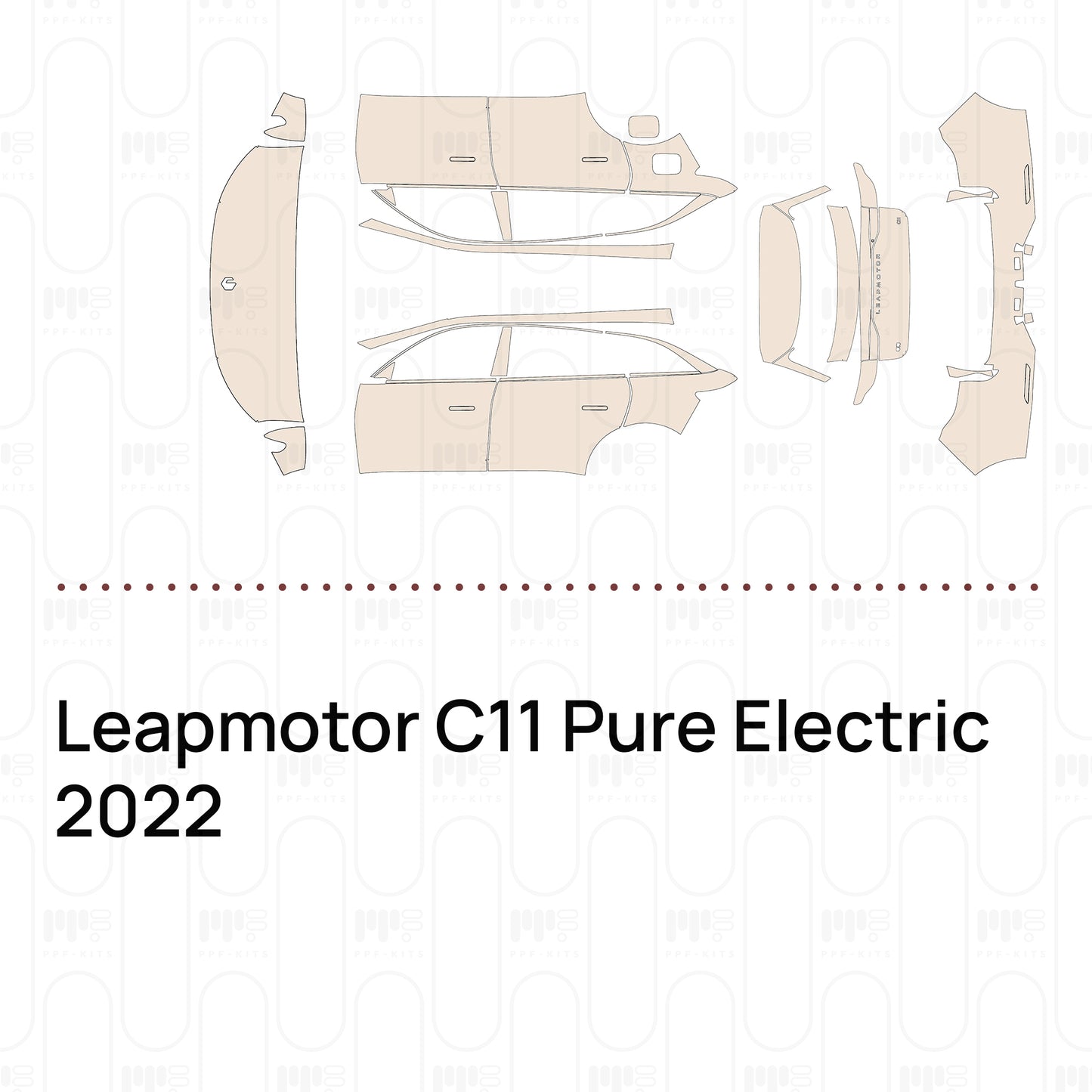 PPF prédécoupé Leapmotor C11 Pure Electric 2022