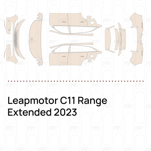 Leapmotor C11 Range Extended 2023 – Film de protection PPF prédécoupé