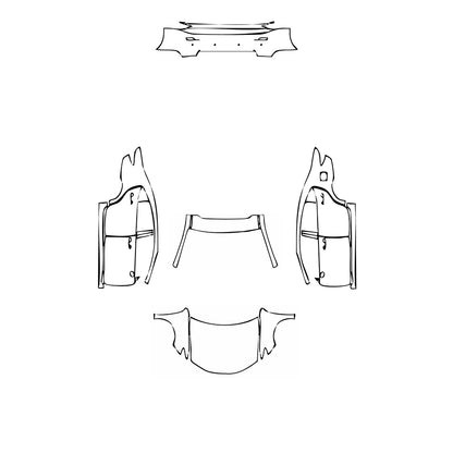 Pre-Cut PPF Lexus ES Luxury 2013 - PPF-Kits