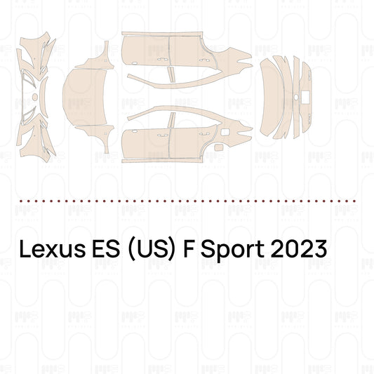 PPF prédécoupé Lexus ES (US) F Sport 2023