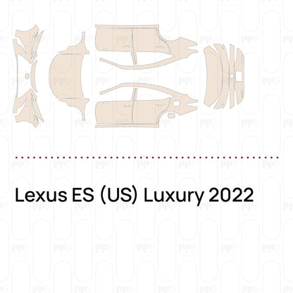 PPF prédécoupé Lexus ES (US) Luxury 2022
