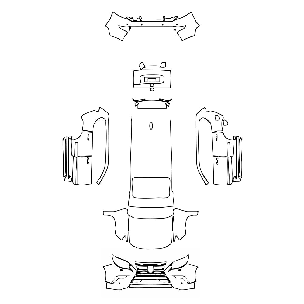 Pre-Cut PPF Lexus GX 2019 - PPF-Kits