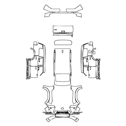 Pre-Cut PPF Lexus GX (CN) Base 2024 - PPF-Kits
