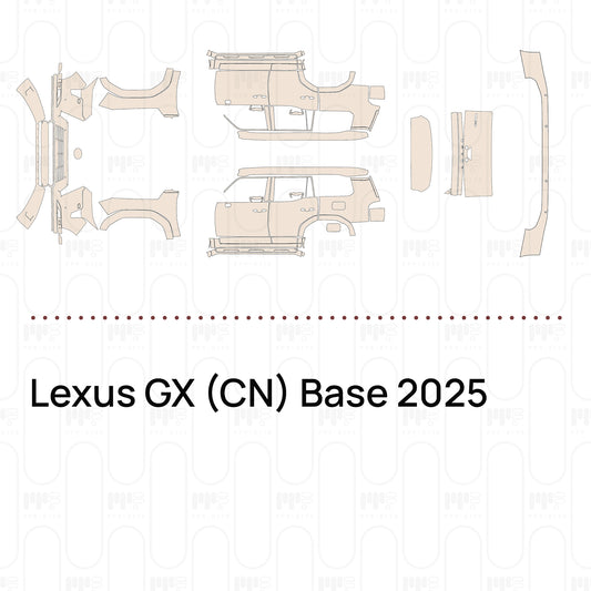 PPF prédécoupé Lexus GX (CN) Base 2025