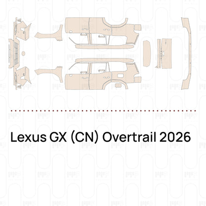 PPF prédécoupé Lexus GX (CN) Overtrail 2026