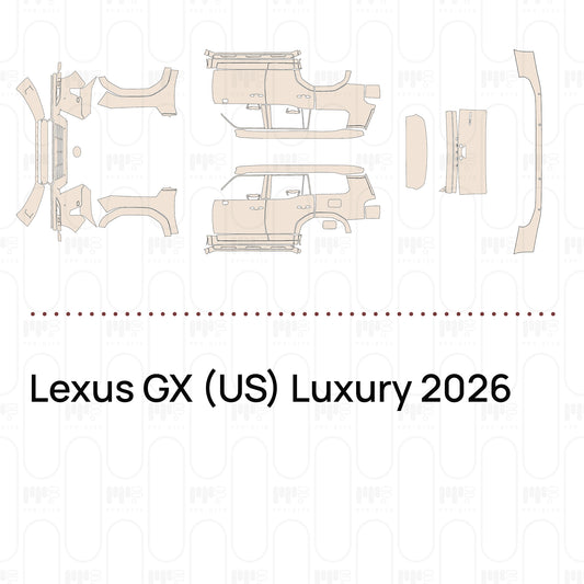 PPF prédécoupé Lexus GX (US) Luxury 2026
