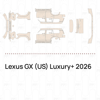 PPF prédécoupé Lexus GX (US) Luxury+ 2026