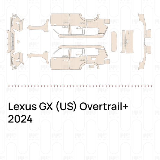 PPF prédécoupé Lexus GX (US) Overtrail+ 2024