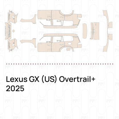PPF prédécoupé Lexus GX (US) Overtrail+ 2025