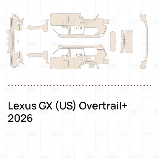 PPF prédécoupé Lexus GX (US) Overtrail+ 2026