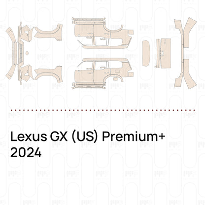 PPF prédécoupé Lexus GX (US) Premium+ 2024